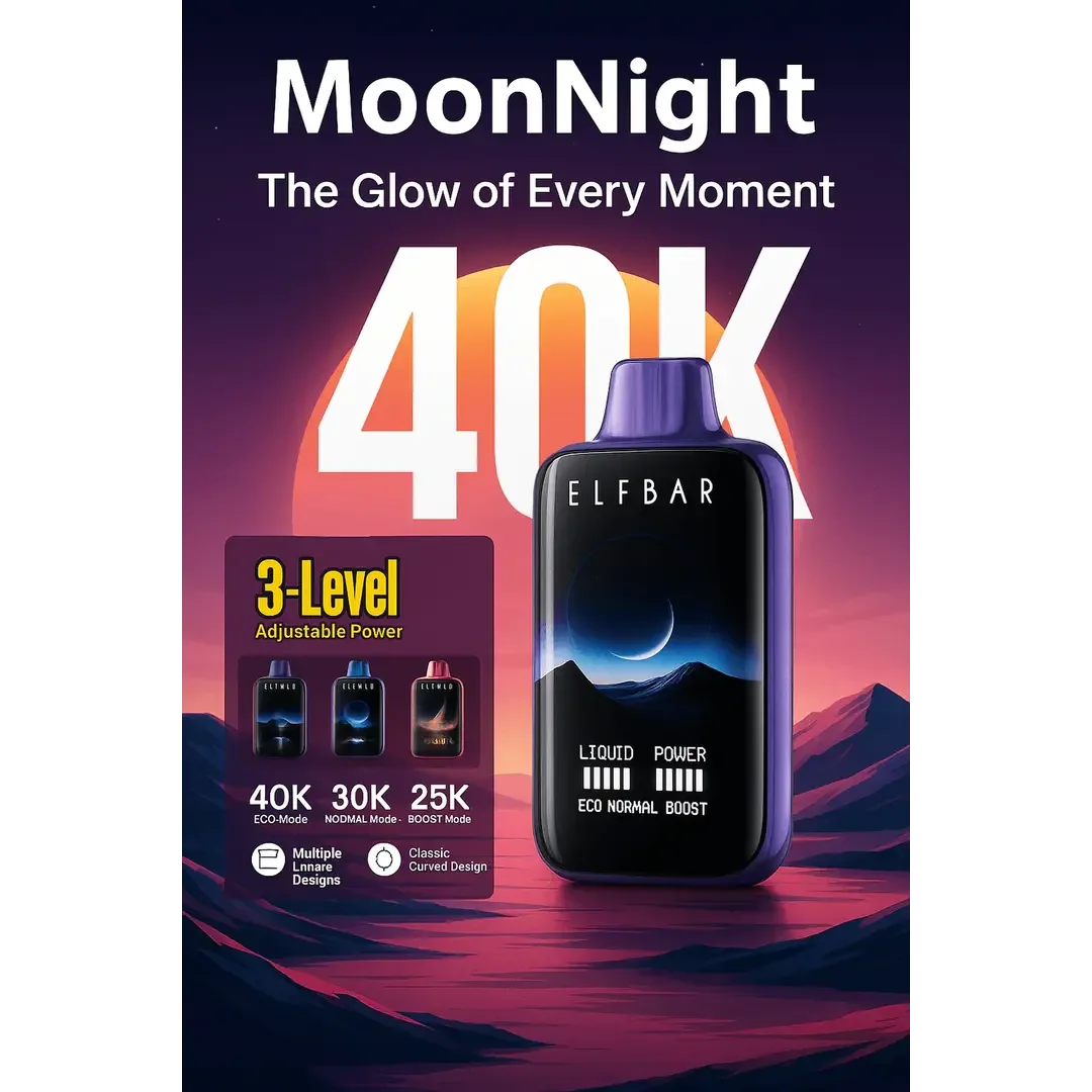 Elf Bar Moon Night – Blueberry Raspberry Watermelon